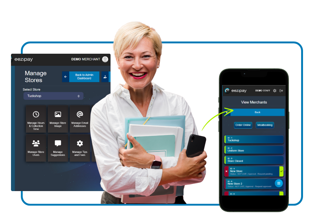 Manager Using Eezipay App
