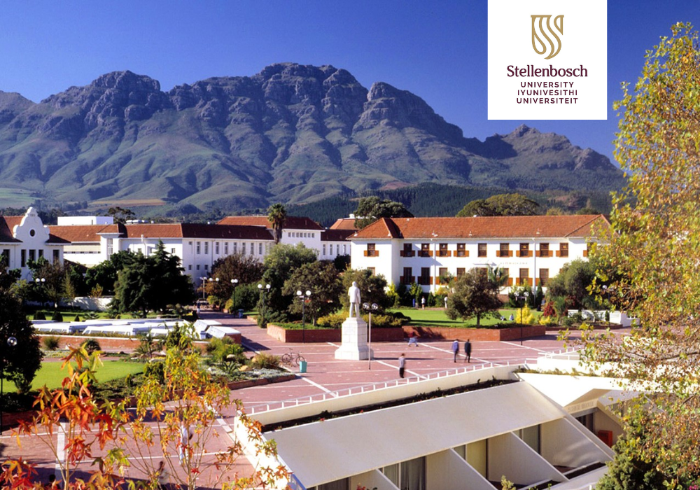 Stellenbosch University Campuys with SU Logo