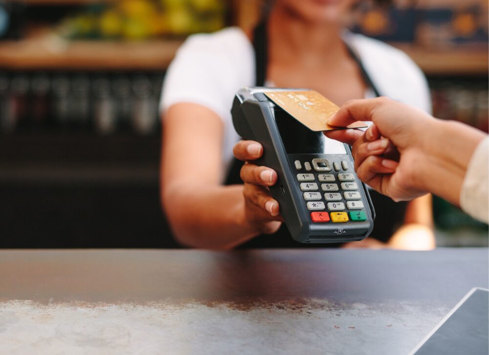Card tap payment